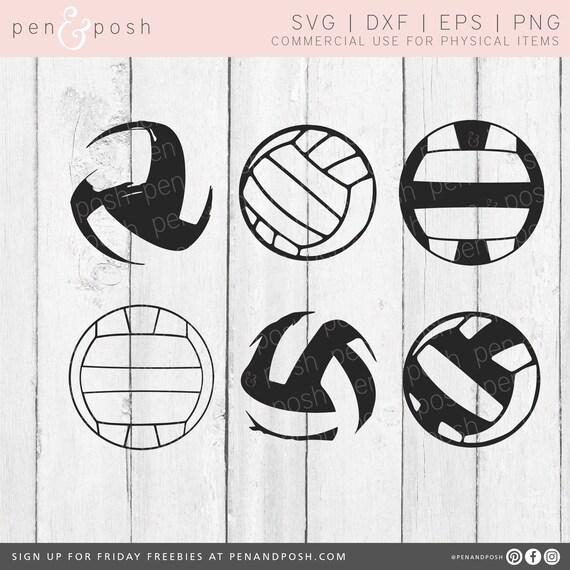 Download Free Volleyball Svg Dxf Cut File For Silhouette Cricut Etsy SVG Cut Files