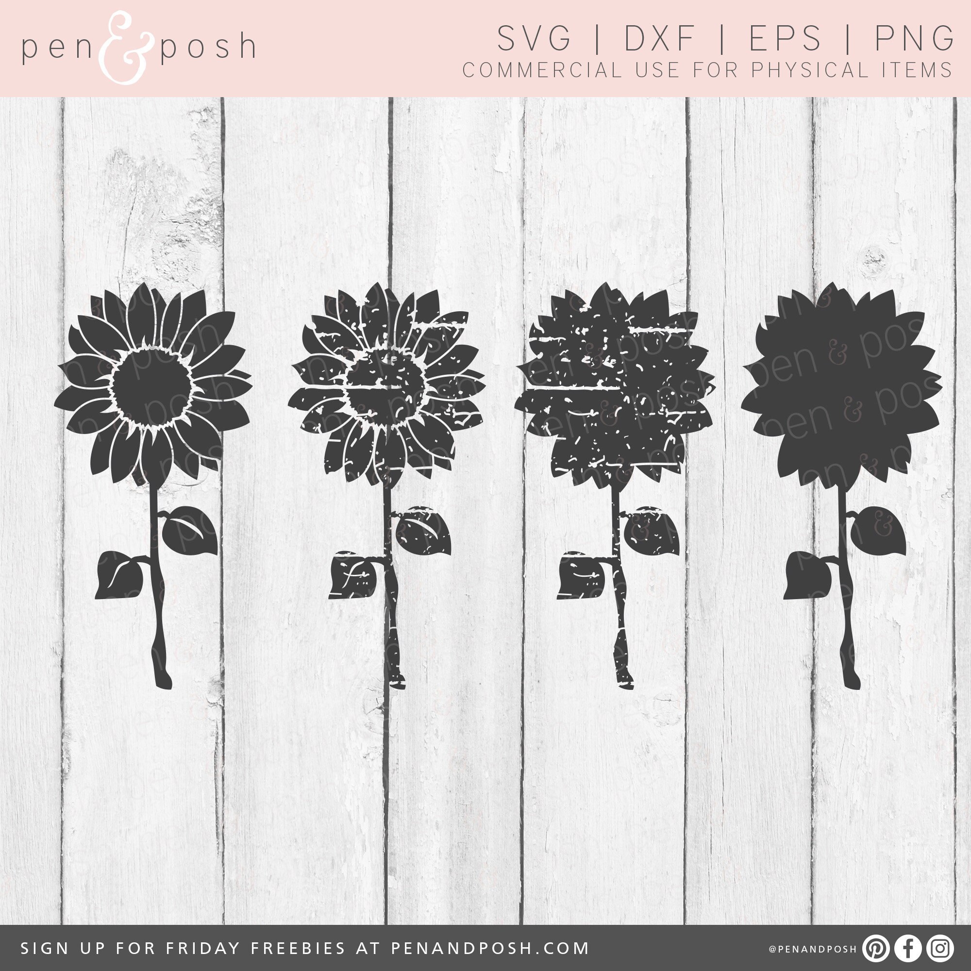 Free Free Distressed Sunflower Svg Free SVG PNG EPS DXF File