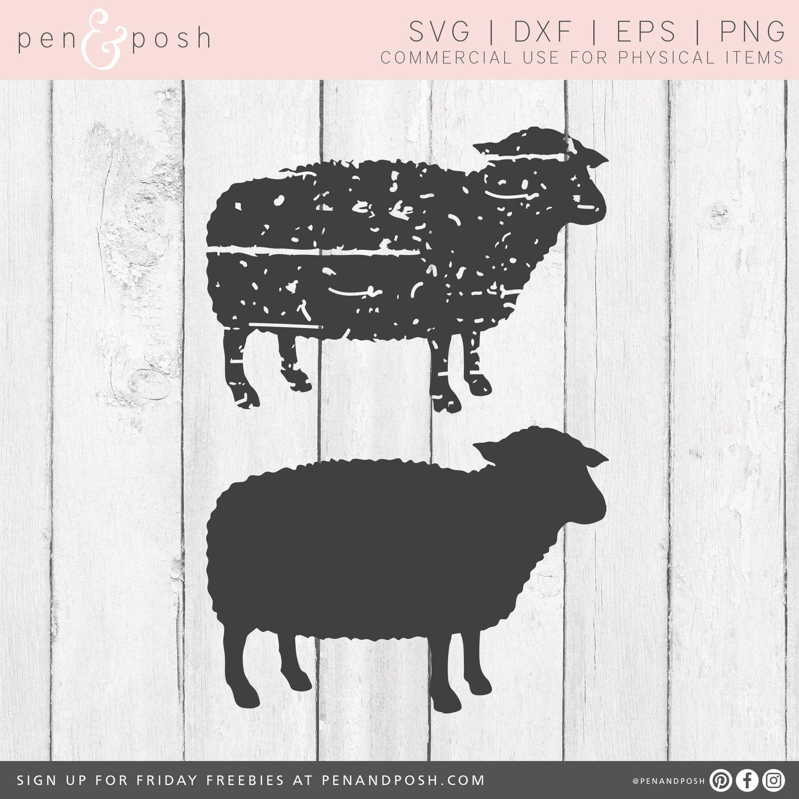 Sheep SVG Distressed Sheep Svg Grunge Sheep Svg Sheep | Etsy