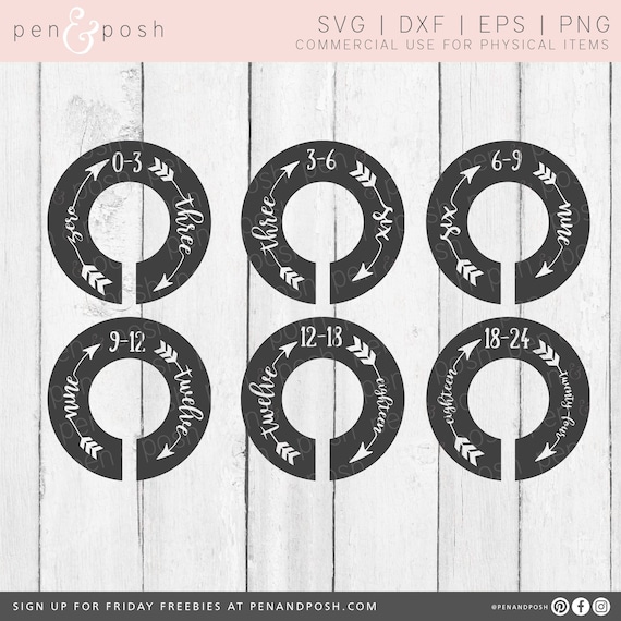Download Printable Closet Dividers Baby Closet Dividers Nursery | Etsy