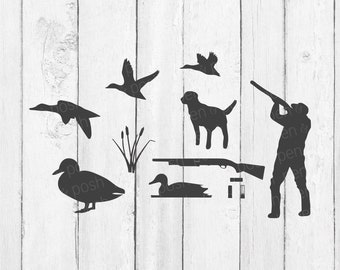 Duck Hunting Svg - Duck hunting Clipart - Duck hunting Dxf - Hunting SVG - Duck hunting Cut Files - Cut Files for Cricut