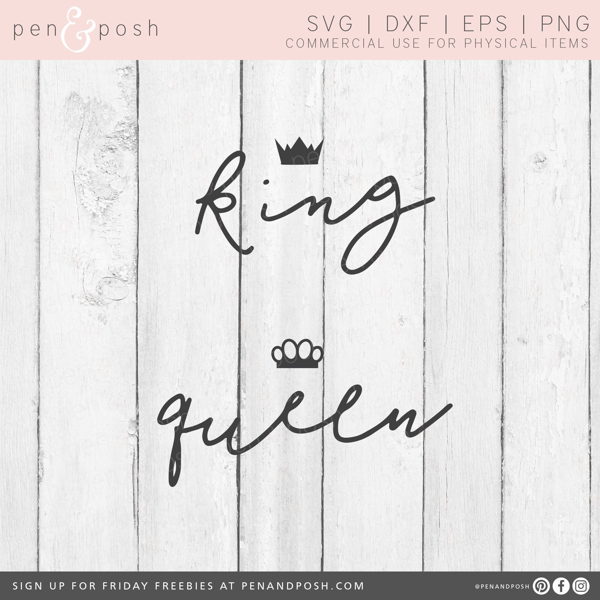 Download King Svg Queen Svg Husband Wife Svg Etsy