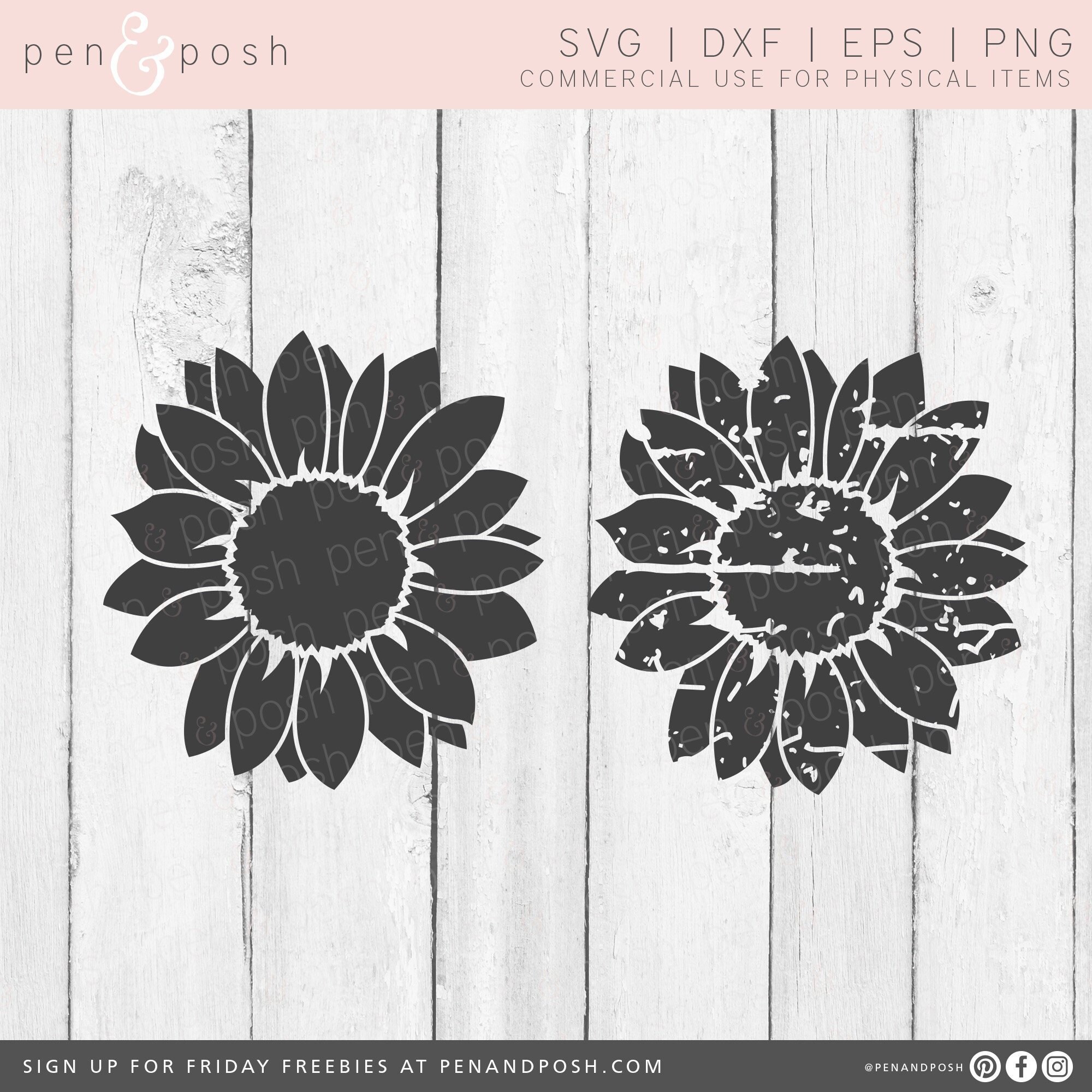 Free Free Sunflower Svg Free Black And White 369 SVG PNG EPS DXF File