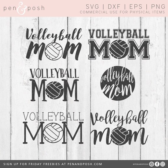 Download Free Volleyball Mom Svg Volleyball Svg Volleyball Mom Sports Etsy SVG Cut Files