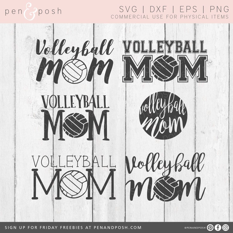 Volleyball Mom SVG Volleyball SVG Volleyball Mom Sports Mom Svg Volleyball Dxf Volleyball Mom Graphic Mom Svg image 1