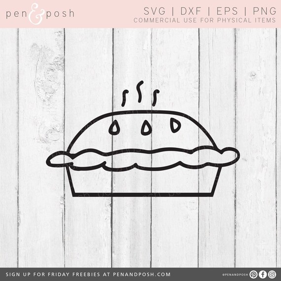 Download Pie SVG Homemade Pie Graphic Pie Clipart Pie DXF Pir | Etsy