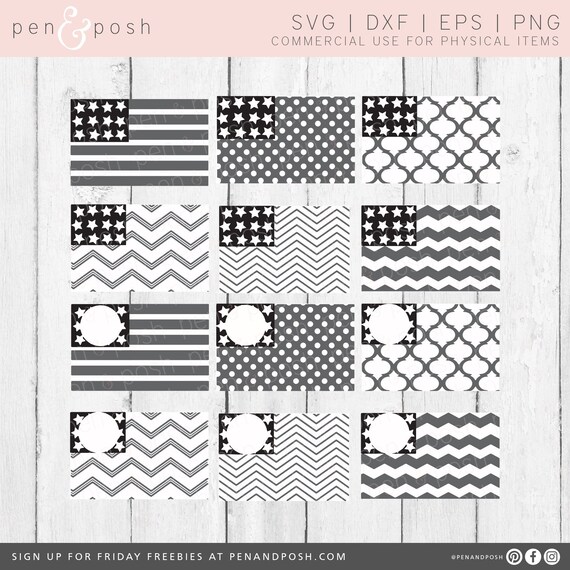 Download Flag Monogram Svg Flag Svg American Flag Svg 4th Of July Etsy