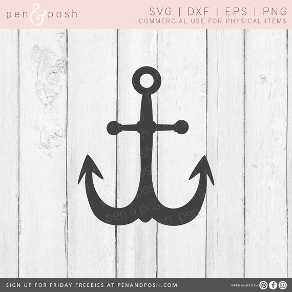 Download Anchor Svg Anchor Clipart Anchor Svg File Nautical Svg Etsy