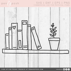 Books Svg  - Book SVG - Book Shelf Svg - Book Svg Files School SVG - Book Svg Files - Books Svg - Library Svg - Digital Download Svg