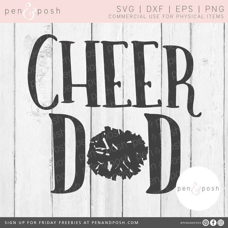 Download Cheer Dad SVG Cheer SVG Cheerleader SVG Dad Svg Cheer | Etsy