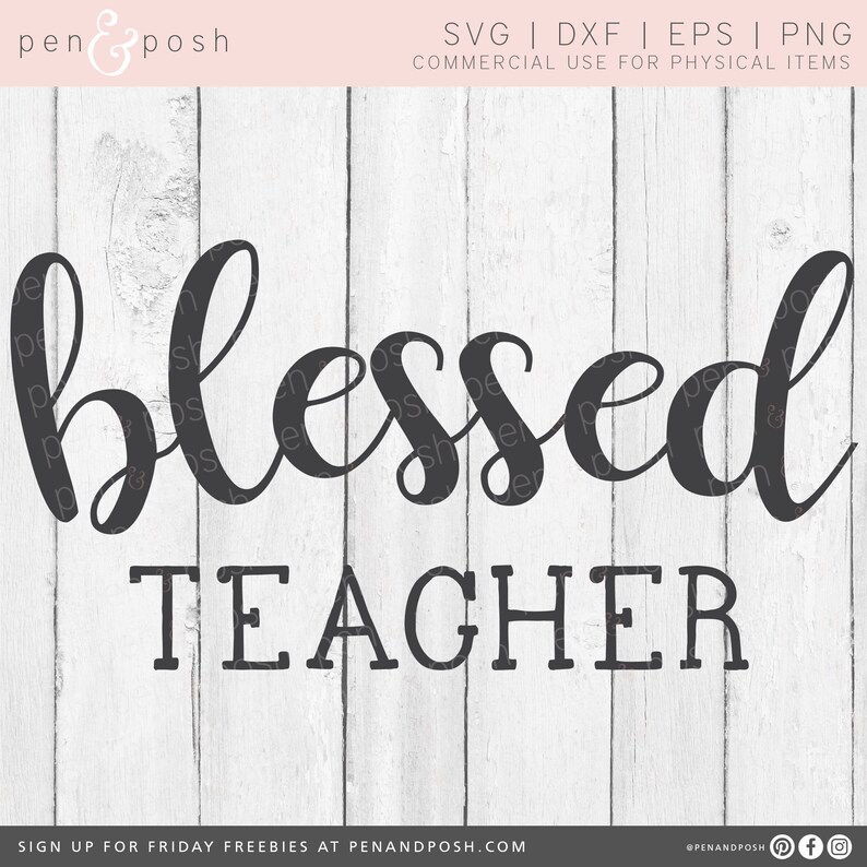 Download Blessed SVG Blessed Teacher Svg Blessed Teacher DXF | Etsy