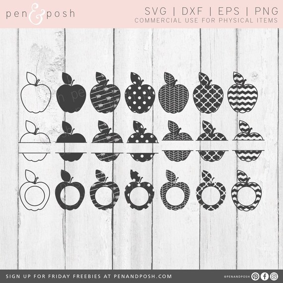 Download Apple Svg Teacher Svg School Svg Apple Monogram Svg File Etsy