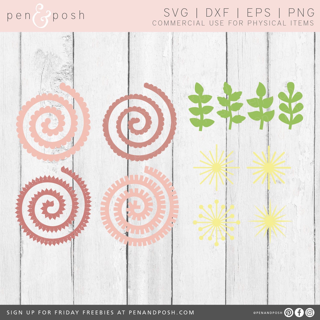 3D Flower SVG Flower Svg Paper Flower SVG Spring Flower SVG 3D Flower