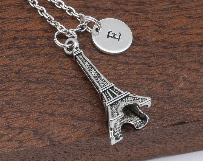 Paris Eiffel Tower necklace, Eiffel Tower jewellery, Paris Eiffel tower gift for her, personalised jewellery