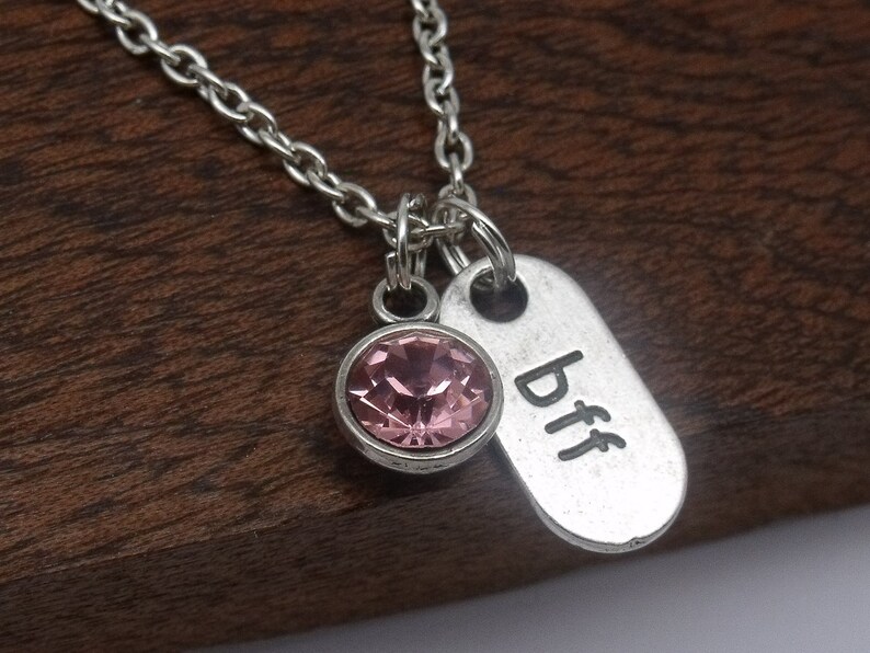 BFF Birthstone Necklace