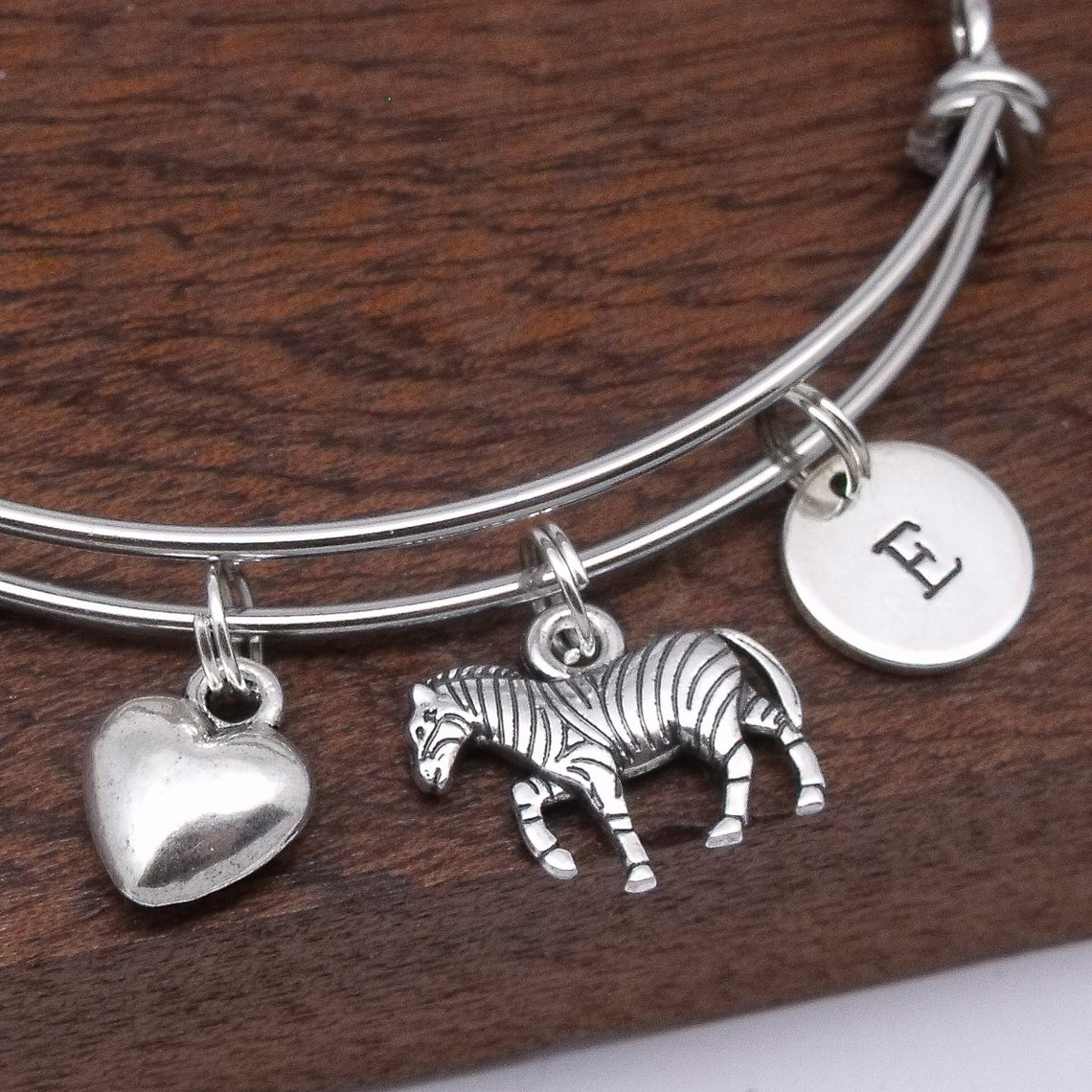 Zebra bracelet gift zebra jewellery zebra bangle Etsy