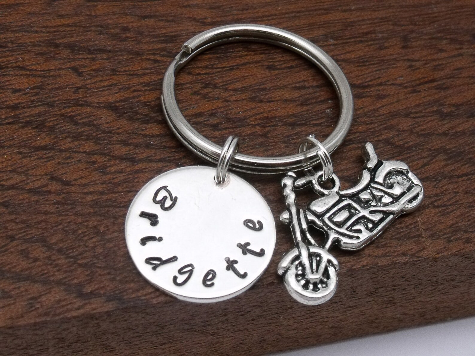 Motorcycle name keyring gift motorbike keyring motorcycle Etsy