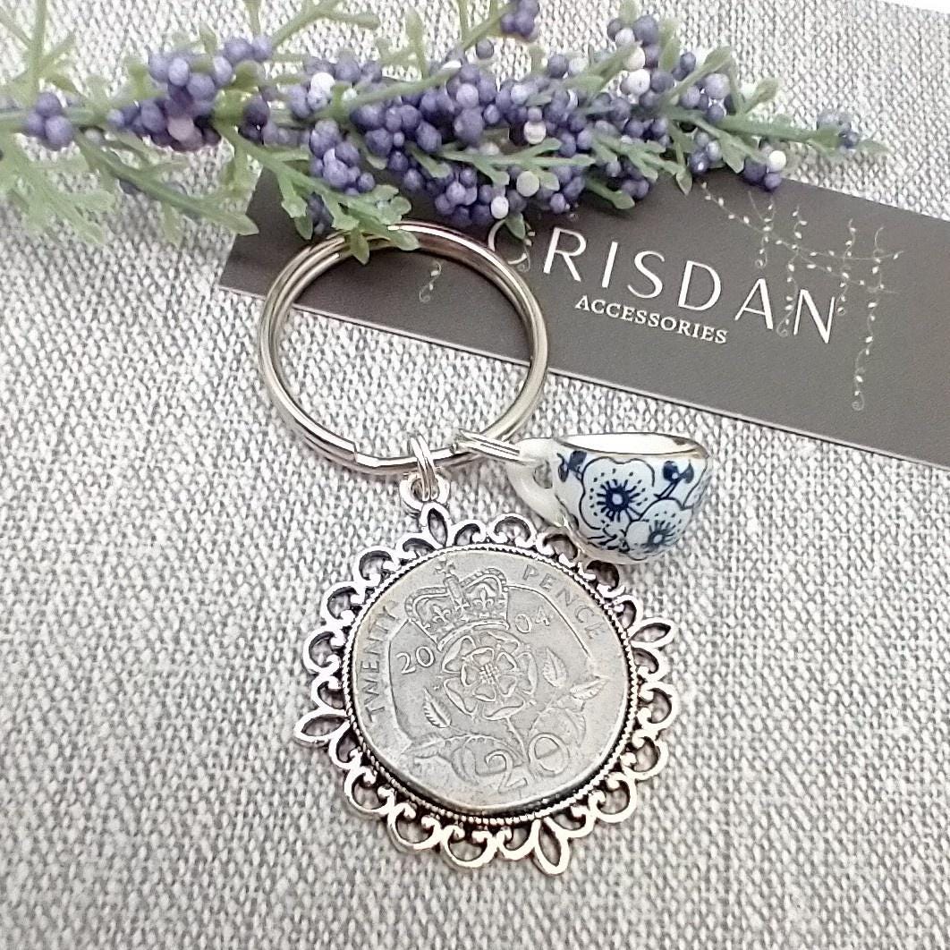 20th Anniversary Keychain Platinum - Etsy 20th Anniversary Keychain Platinum - Etsy