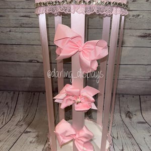 Spinning Bow Carousel.. Custom. Clip / Bow Holder / Storage **READ DESCRIPTION before ORDERING**