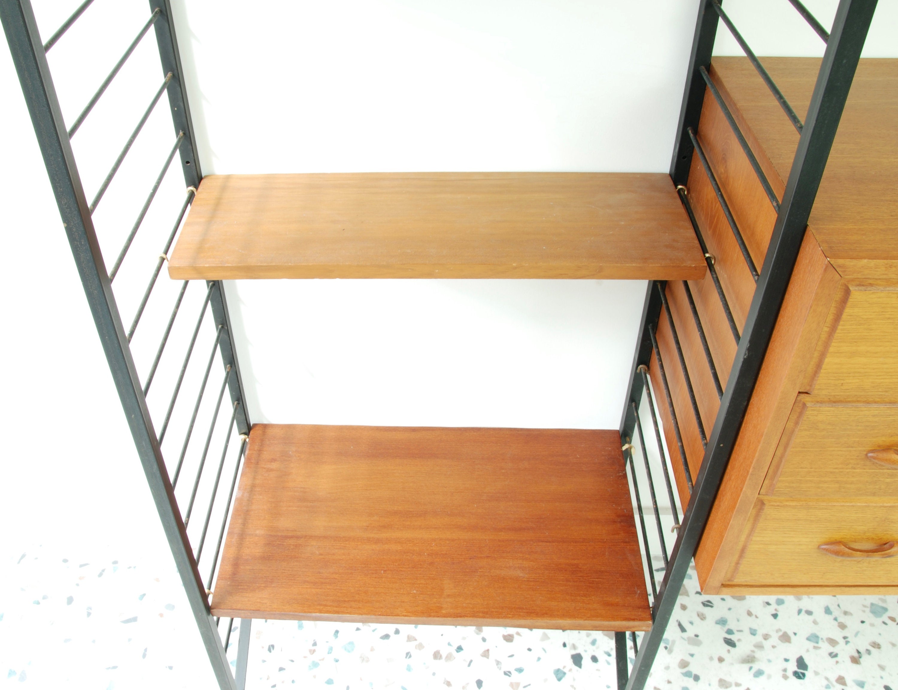 Ladderax 3 Bay Modular Storage System. Mid Century, 1960's Etsy