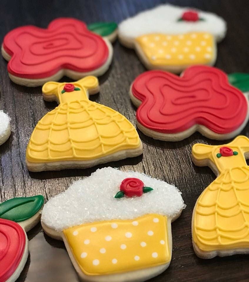 Beauty and the Beast Inspired Cookies (1 Dozen) - Etsy