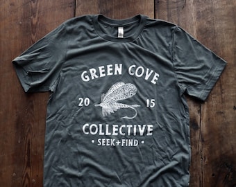 Everyday of Your Life T Shirt - Trout Fly - Slate