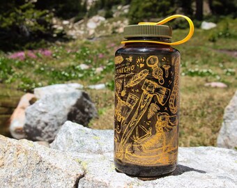Gone Camping Water Bottle by Nalgene + Alpinecho