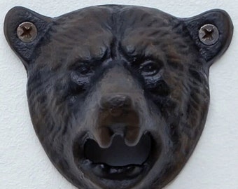 Bear Head Bottle Opener