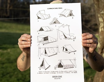 Common Shelters Poster - 11 x 17