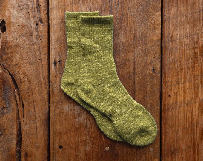 Featured listing image: Camp Sock 3.0 - Full Cushion - Chartruse Marl