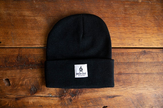 Watch Cap - Black Out (solid Black) - Etsy display picture 3