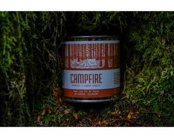Campfire 1/2 Pint Candle by Moore Collection