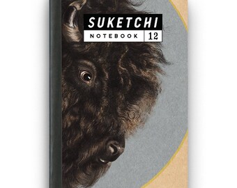 Bison Notebook - Medium - by Mincing Mockingbird