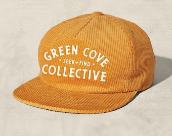 Corduroy Camp Cap - Gold - PRE ORDER