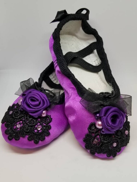 purple ballet shoes for toddlers