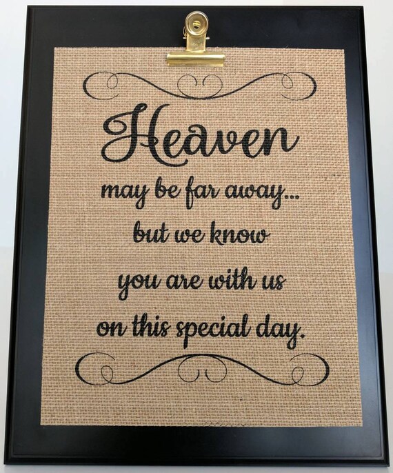 Wedding Memory Table Sign Memorial Table Sign Wedding Etsy