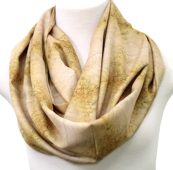 Handmade Math scarf birthday gift for her anniversary gift for engineer teacher