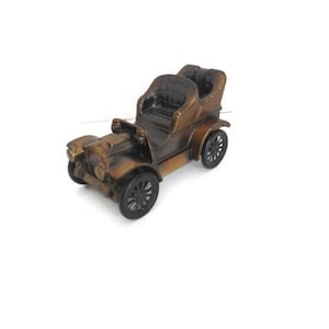 Vintage 1974 Banthrico 1906 Ford Model K Roadster Cast Coin Bank Old Collectible Car Money Bank