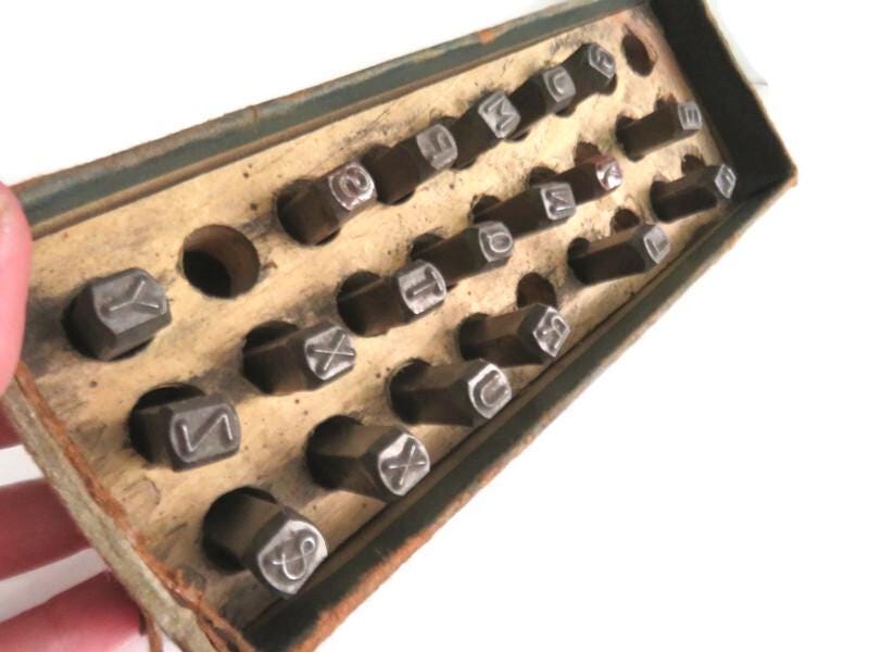 Vintage Steel Stamps - Etsy
