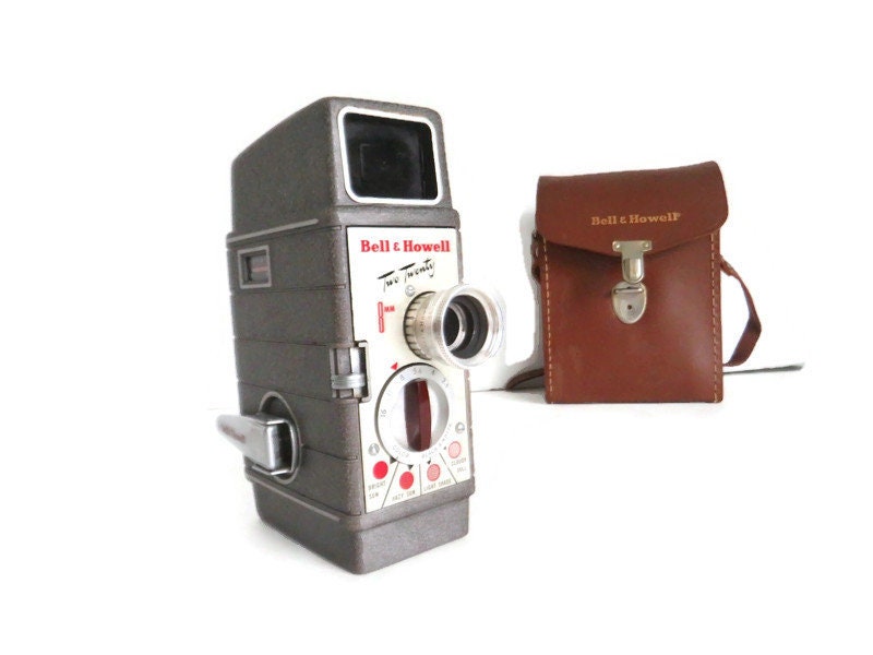 Vintage Bell Howell Two Twenty 8mm Movie Camera With Film and