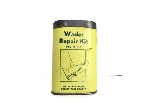 Vintage Wader Repair Kit Style A-1 Action Sporting Specialties Small  Collectible Container Synthetic or Natural Rubber Boot Repair Kit 