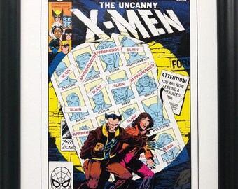 Uncanny X Men Poster Etsy