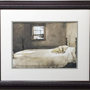 Andrew Wyeth &quot;Master Bedroom&quot; (Large) Newly Custom Framed Art Americana USA