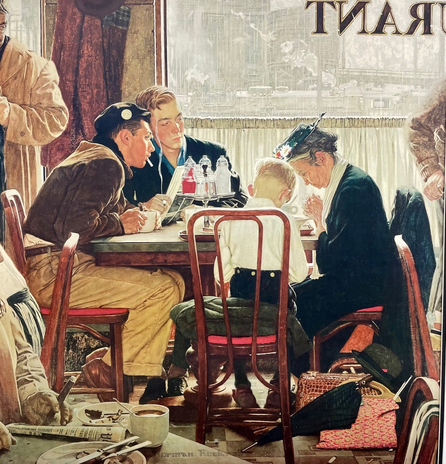 ノーマンロックウェル フォーシーズンズ ミニチュアプレート