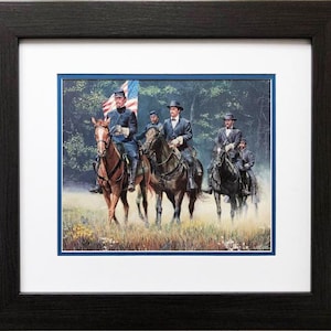 Mort Kunstler &quot;The Soldiers of Old Glory &quot; NEW CUSTOM FRAMED Art