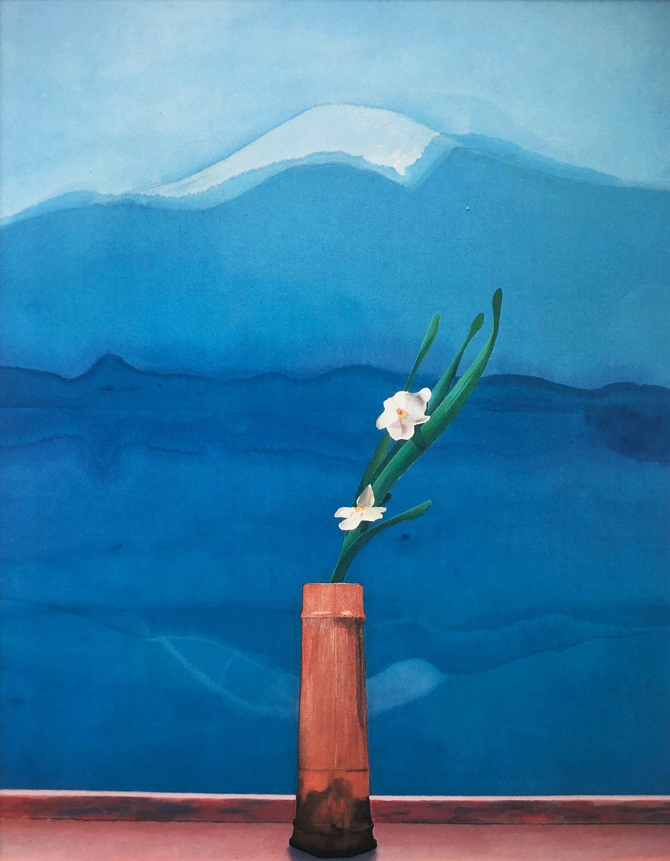 額装品/Mt Fuji and Flowers（デビット ホックニー）/ポスター Amazon｜ポスター デビット ホックニー Mt Fuji and Flowers