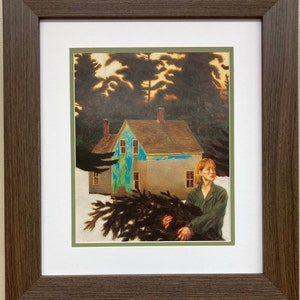 Jamie Wyeth &quot;Black Spruce&quot; CUSTOM FRAMED Art Andrew Americana
