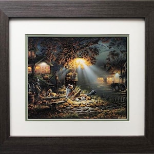 Terry Redlin &quot;Our Friends&quot; CUSTOM FRAMED Art