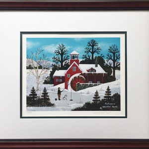 Jane Wooster Scott &quot;PATIENCE&quot; Hand Signed Custom Framed Art Limited Edition