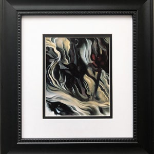 Georgia O&#39;Keeffe &quot;Seaweed&quot; Contemporary American Art Print Custom Framed